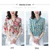 2021 Floral Chiffon Short-Sleeve Top: Slimming, Age-Reducing Style for Women