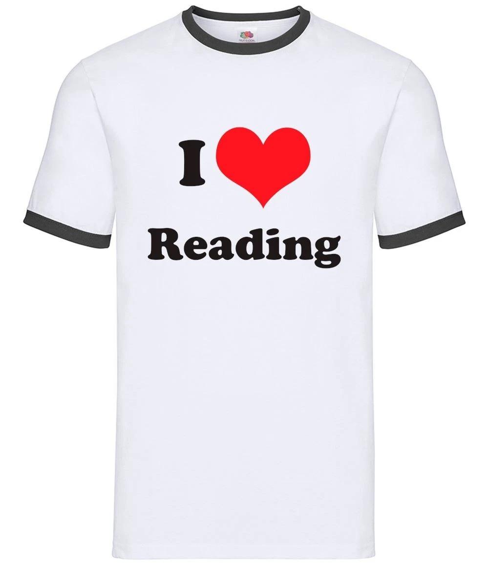 I Love Reading - Mens Ringer - Book Books Reader Read Writer Author S