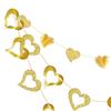 3 Stück DIY Valentinstag Banner, Valentinstags Wimpelketten Schnur, Herz Papiergirlande für