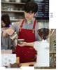 High-End Waterproof Canvas Catering Apron with Logo Printing