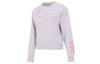 W Nsw Gc Crew Flc Mesh Logo Print Sports Crew Neck Pullover Thickened And Fleece Lined Sweatshirt Winter Women's DO6955-561