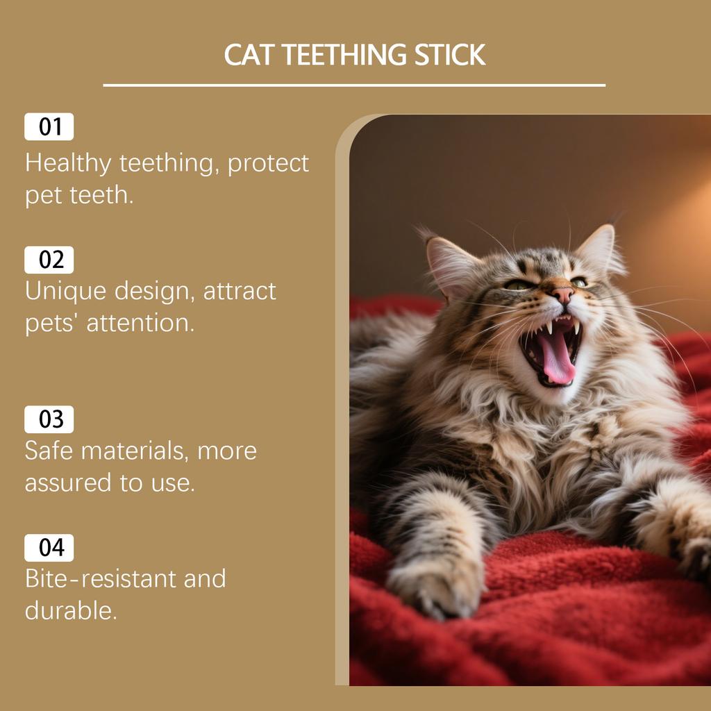 Cute Teething Sticks For Healthy Teeth Grinding, Protecting Your Pet's Teeth And Attracting Their Attention.