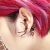 1 PC Black Spider Ear Stud Earrings 3D Creepy Personality Unique Punk Earring for Women Brincos Fashion Zircon