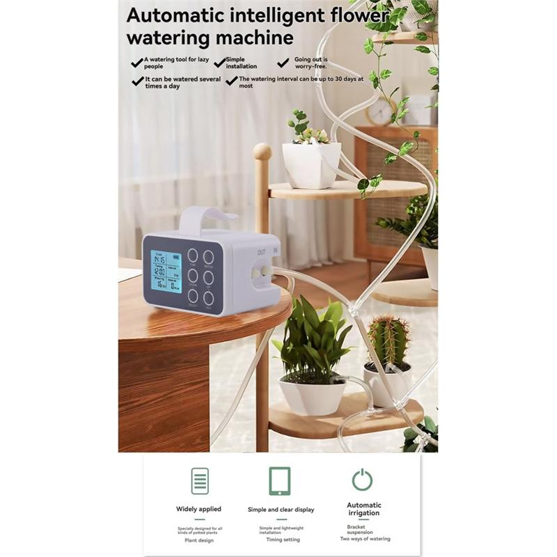 B97A-Smart Automatic Watering System Smart Automatic Watering Timer With Adjustable Dripper