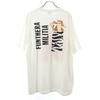 A BATHING APE Tiger double-sided print Short sleeve T-shirt XL White Men's Used