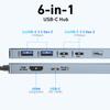 BENFEI USB C Hub HDMI Supported 100W High Speed Charging 10Gbps High Speed Transfer 2 X 2 X 2 Silicone Cable Aluminum Case Included Compatible with a