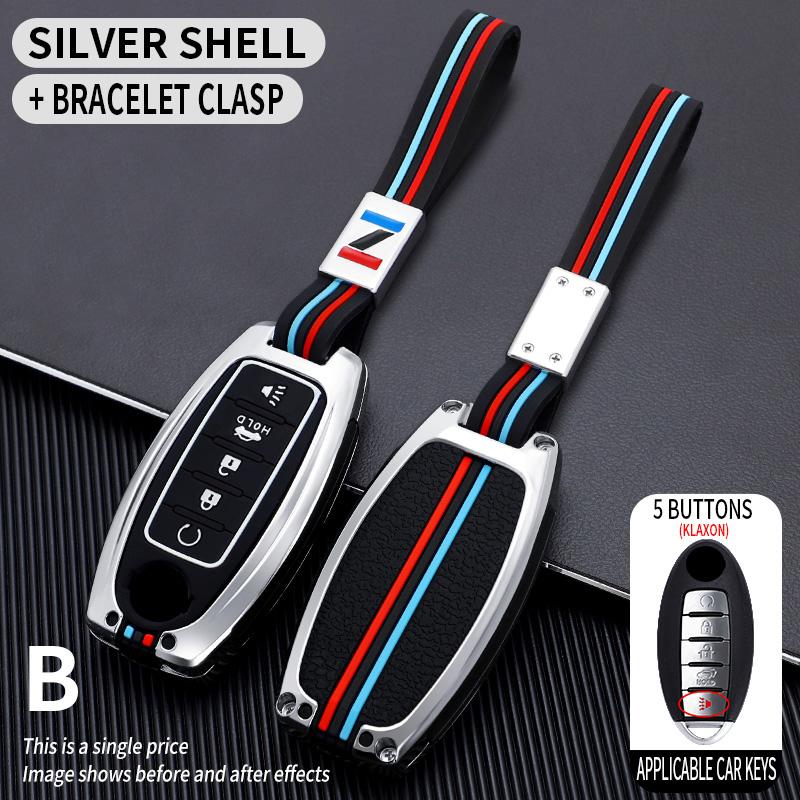 

Car Key Case CoverProtective Shell Fob for Nissan Qashqai X-Trail T32 T31 Juke J10 J11 Kicks Tiida Pathfinder Note for Infiniti