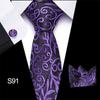 Men's Business Professionals Striped Tie Wedding Suit Accessories Polyester Tie Men