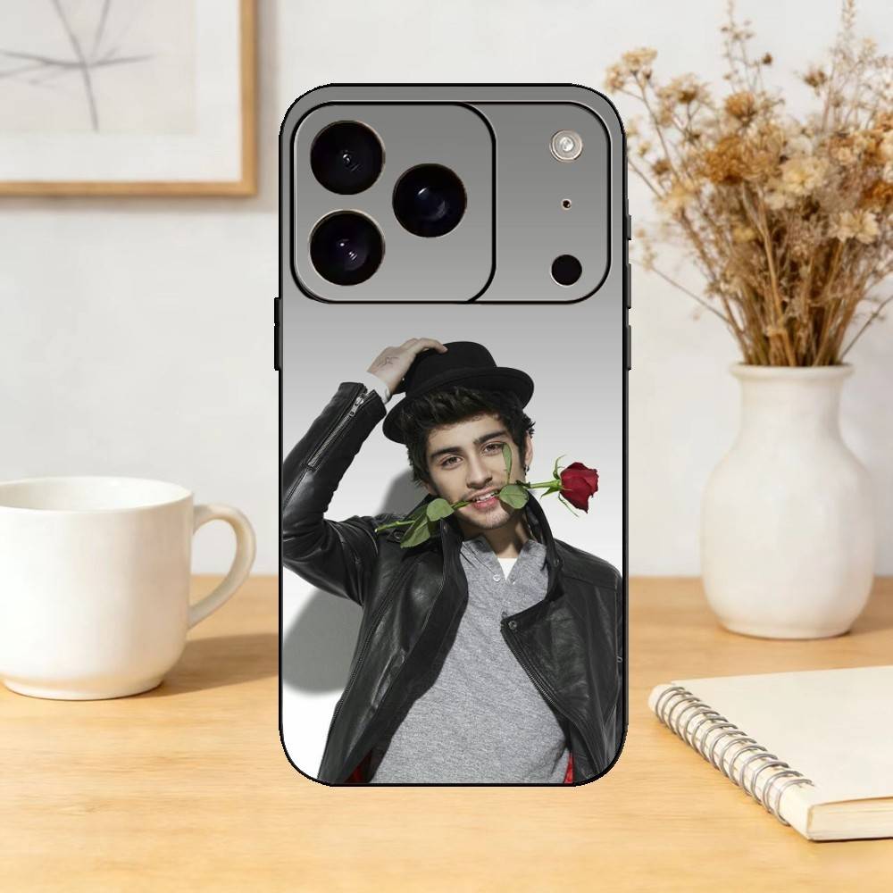 Singer Z-Zayn M-Malik Mind of Mine Phone Case For iPhone 17,16,15,14,13,12,11 Plus,Pro Max,SE4Soft Silicone Black Cover