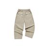 Fila Fusion Woven Solid Color Sports Casual Long Pants Men Bottoms Oatmeal T11M232801FDK