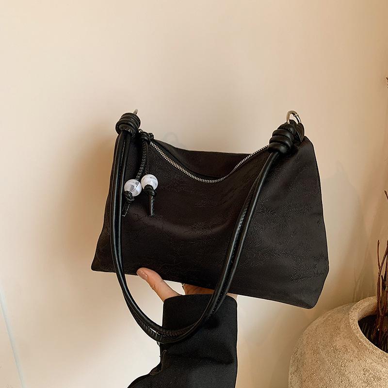 Ny kinesisk stil nasjonal stil tote stor kapasitet bag dame 2024 ny sommer mote underarms pendling skulderveske messenger bag