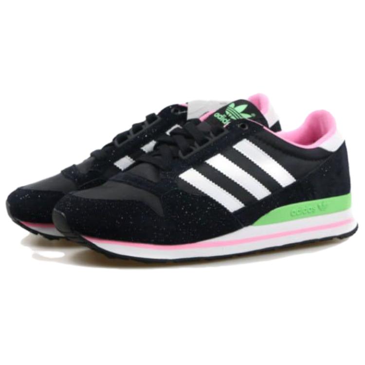 Adidas Originals ZX 500 Shock Absorbing Non-Slip Breathable Low-Top Casual Shoes Women sneaker Black AQ4297