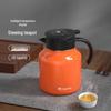 TOMIC 1L Smart Temperature Display Ceramic Lined Braising Teapot