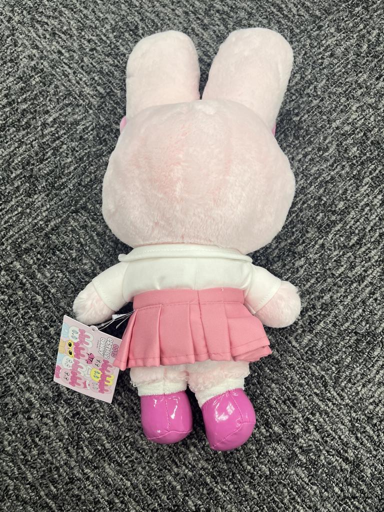 Esther Bunny Plush Toy with Ribbon OOTD Wednesday (ootd_04)