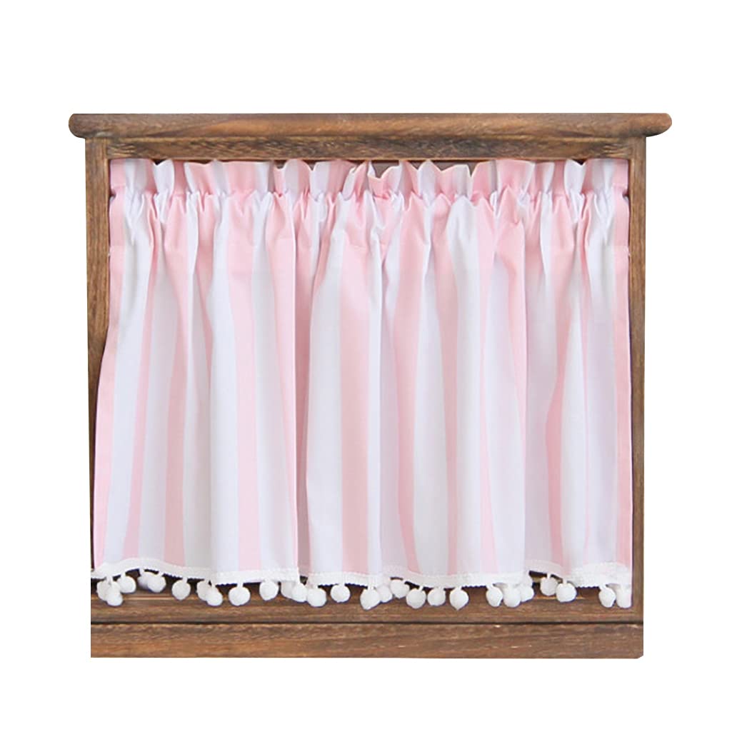 

Кафе 60 см и 45 см Принцесса с цветочным кофе Кофе Karado Kobo Шторы, Длина, Стиль, В полоску, Помпоны, Стильный, Милый, Пасторальный, Принт, Конфиденциальность,