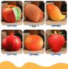 3D Fruit Plush Toy Cushion - Creative Cute Lumbar Pillow for Office & Photo Studio Decor