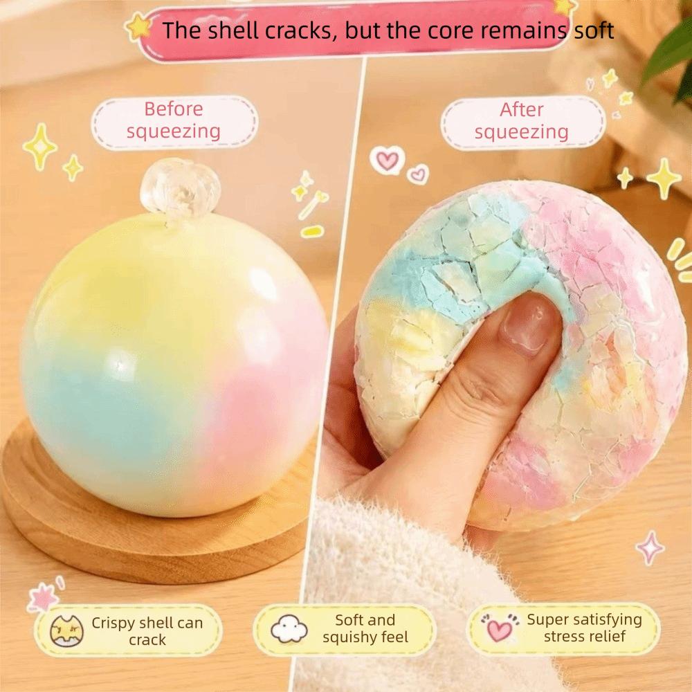 Simulation Chocolate Chocolate Squish Ball Crispy Sound Crunchy Fidget Toy School Party Gifts