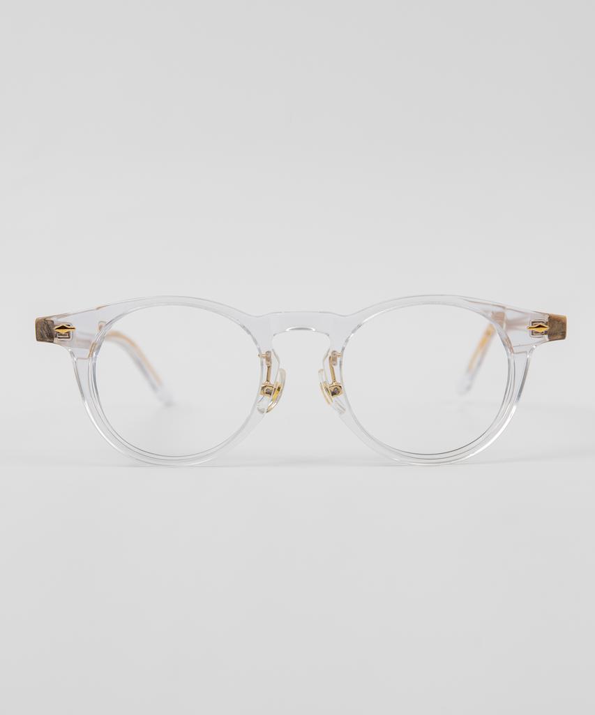 Eseubika Bruce-C02 Transparent Horn-Rimmed Glasses