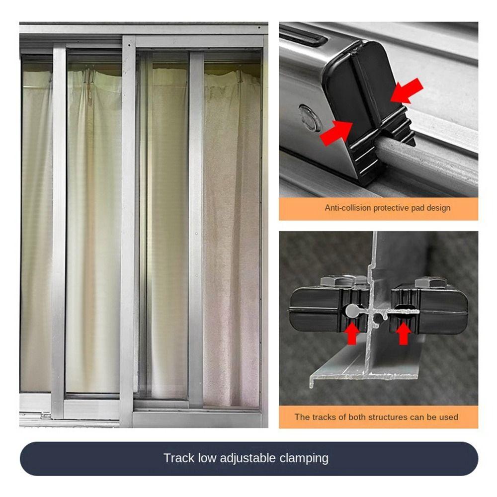 Fixed Window Locks Sliding Security Window Lock Stopper Durable Window Limiter Buckle Window