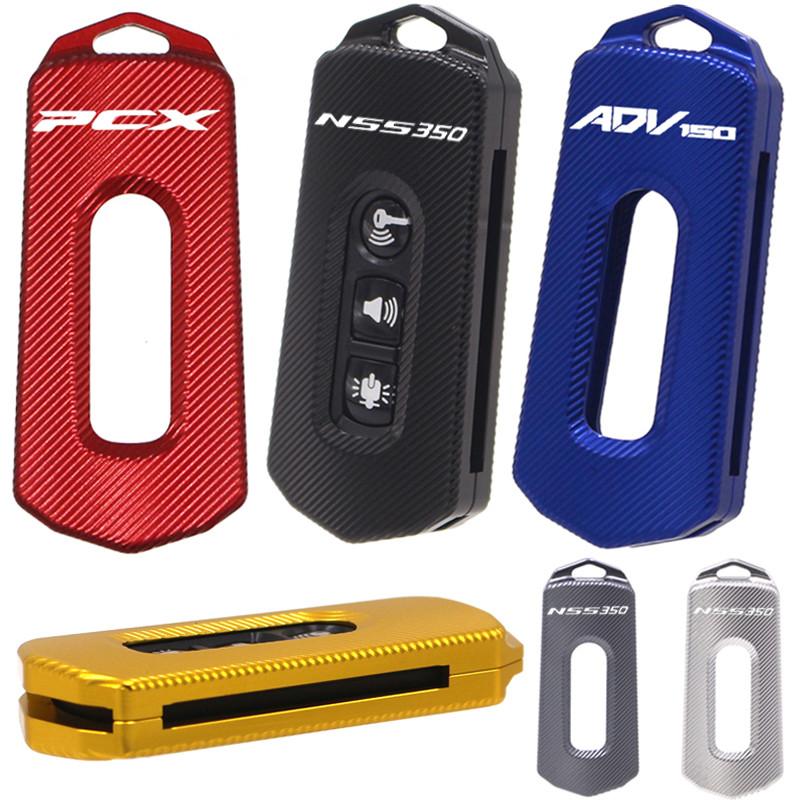 

Чехол для ключей из алюминиевого сплава с ЧПУ для Honda PCX150 NSS350 Forza300 ADV150 Брелок для ключей мотоцикла