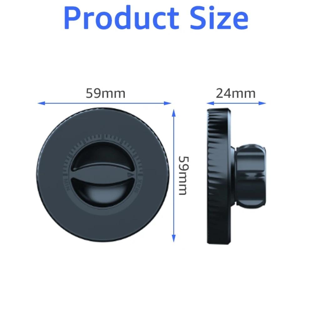 For 17mm Ball Head Magnetic Car Phone Holder Base for iPhone 16/15/14/13/12/Samsung/Xiaomi