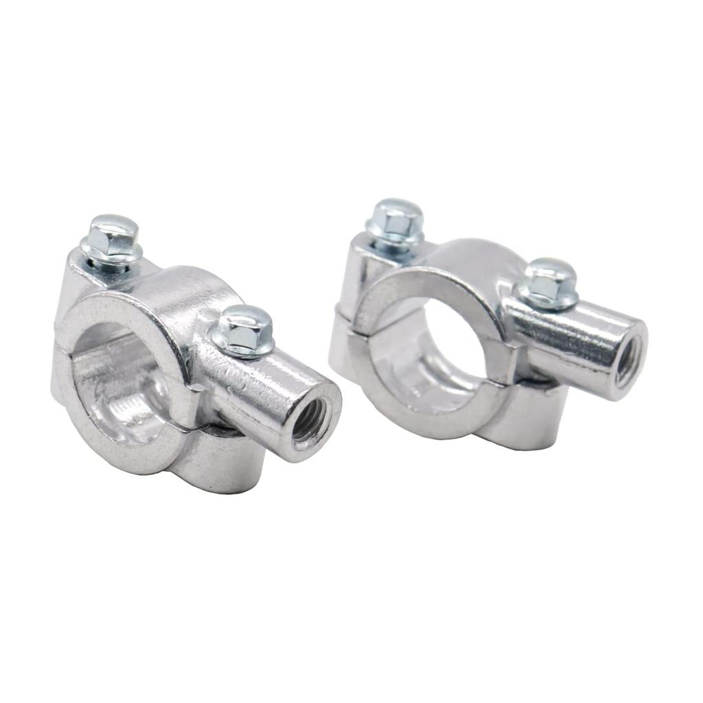 ZCJSZP Mount Bracket Clamp Mirror Mount Clamp Rear View Mirror Holder Motorcycle Bike Handlebar