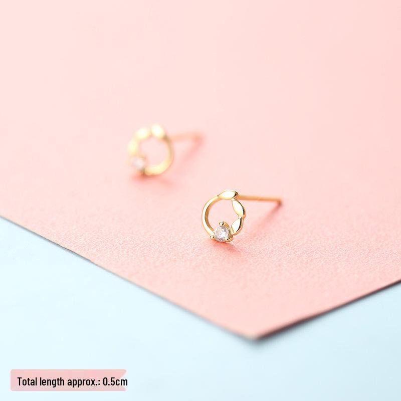 Women's Gold & Silver Earrings: Simple Ear Studs & Celeb-Inspired Dongdaemun Style