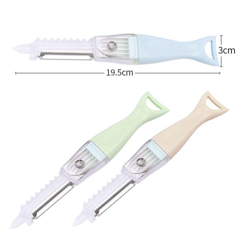 4 In 1 Multi-purpose Vegetable Potato Peeler Fruit Vegetable Slicer Grater Fish Scale Remover