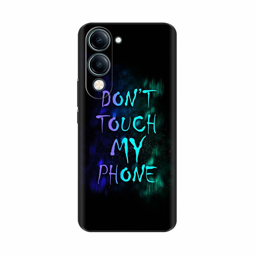 For Vivo Y19 5G Case Cool Painting Soft TPU Covers Black Silicone Back Cover for Vivo Y19 5G Y 19 Phone Cases Cartoon Fundas