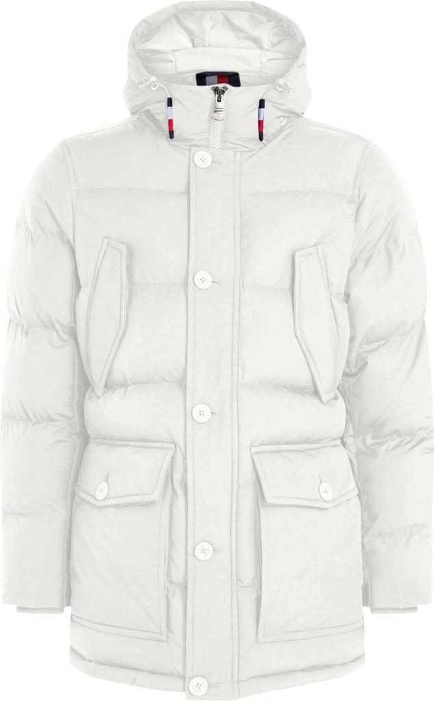 Winter Jacket Tommy Hilfiger Essential Rockie Parka (MW0MW33961) Weathered White
