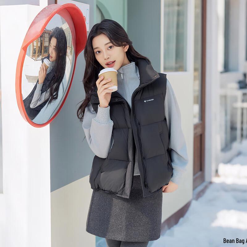 Women's Stand Collar Versatile Short Down Vest