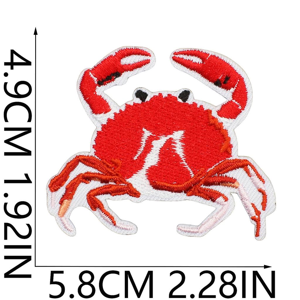 Star Watermelon Embroidery Cloth Sticker Football Patch Sticker Clothes Decoration Basketball Mushroom Shrimp Computer Embroidery Chapter Sticker