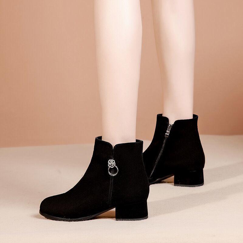 Fashion Booties Soft Lightweight Office Women's Ankle Boots Non Slip Boot Fashion 2025 Goth New In On Promotion Y2k Female Short Shoes