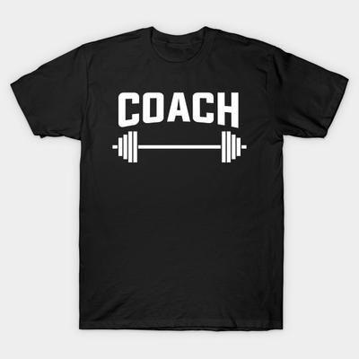 Asian Size Men Black Print T-shirt Coach No-Cut Heat Transfer Print Cotton Tshirt