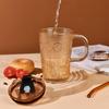 Shan Chong Shan Mom's Love Borosilicate Glass Coffee & Straw Cup