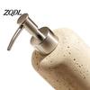 Decorative Soap Dispenser Resin Refillable Dispenser, Liquid Hand Shampoo Container, Easy To Refill Empty Pump Lotion Bottle for Bathroom Kitchen