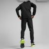 Puma Colorblock Logo Print Straight-Leg Track Pants Men Bottoms Black 672383-01