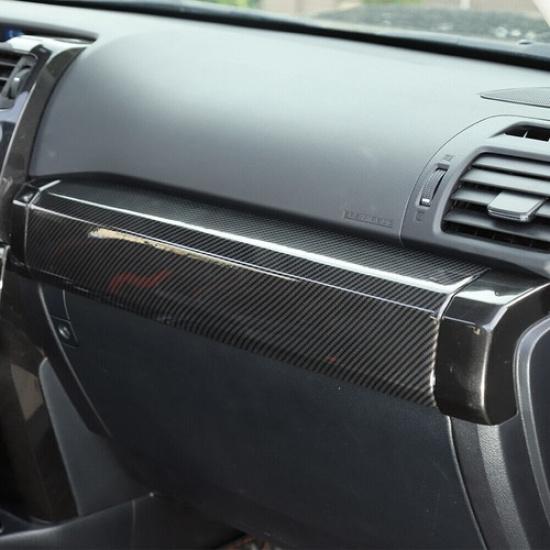 Carbon Fiber Co-Pilot Passenger Side Dash Decor Trim Cover For 4Runner 2010-