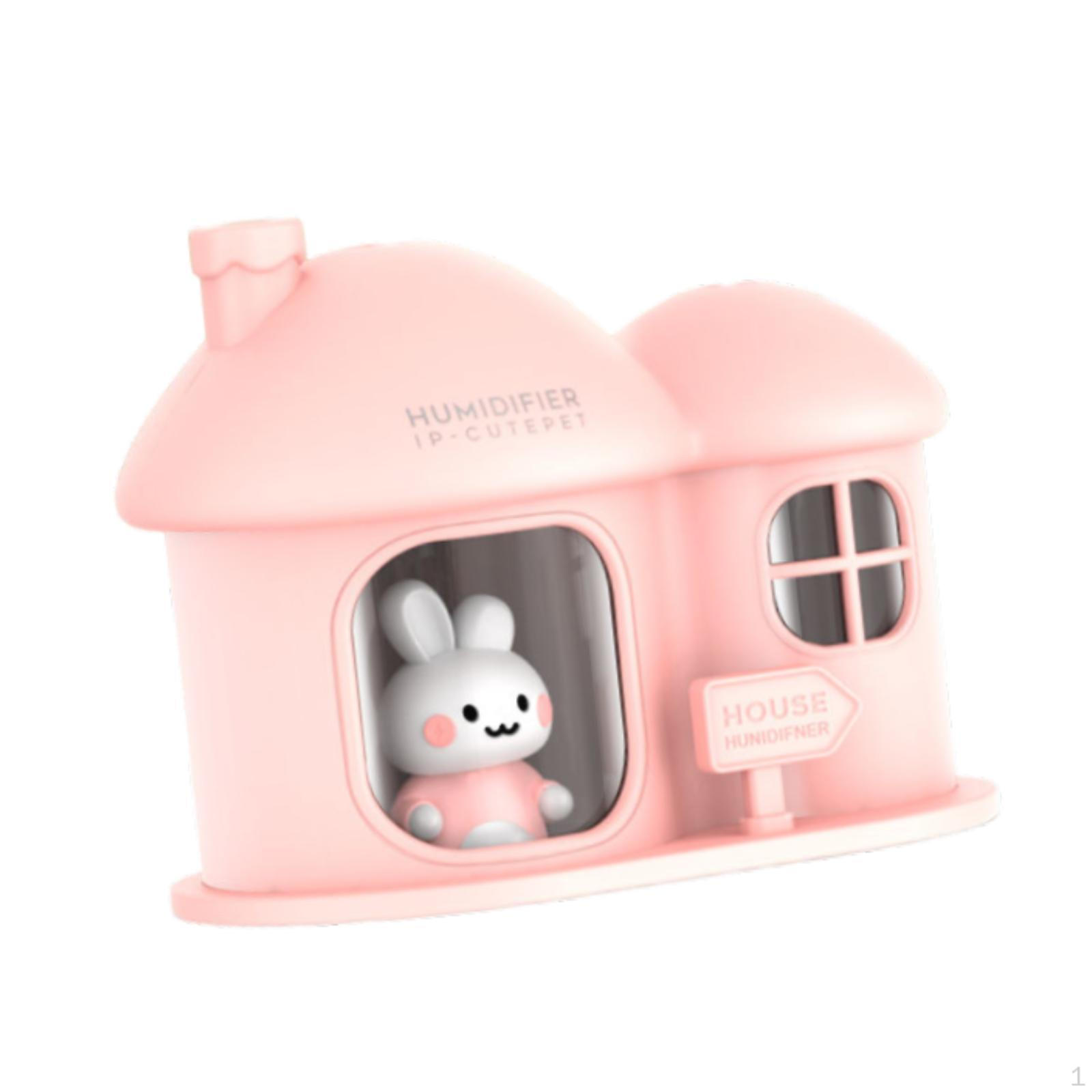 

Компактный увлажнитель воздуха с диффузором эфирных масел и подсветкой для спа Pink Double spray