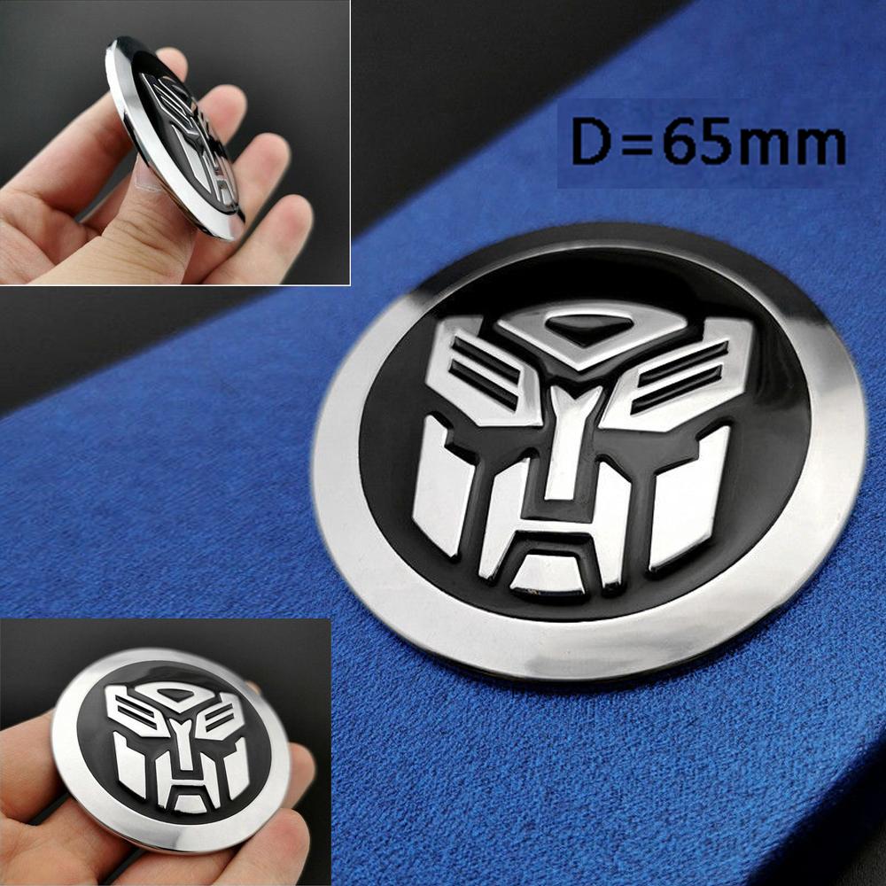 Autobots Badge Decepticons Logo Aluminum Alloy Stickers Transformation Toys Emblem Decal Phone Decoration Mobile Accessories 3D Kid Friendly