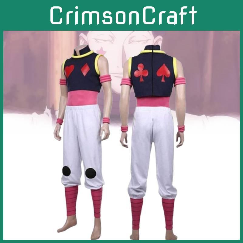 Skladem Hisoka Cosplay Kostým Pro Muže Anime Téma Polyesterové Vlákno
