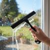 Stainless Steel Glass Wiper Hanging Window Wiper Cleaning Tool Shower Squeegee  Kitchen