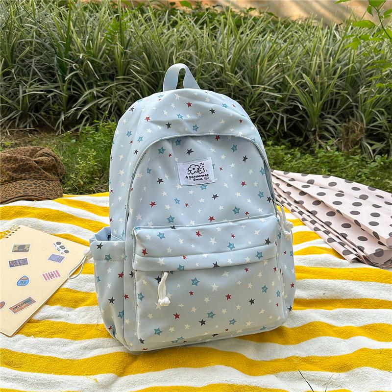 Star Printed Backpack Women s Commuter Lightweight Large Capacity Schoolbag Travel Backpack