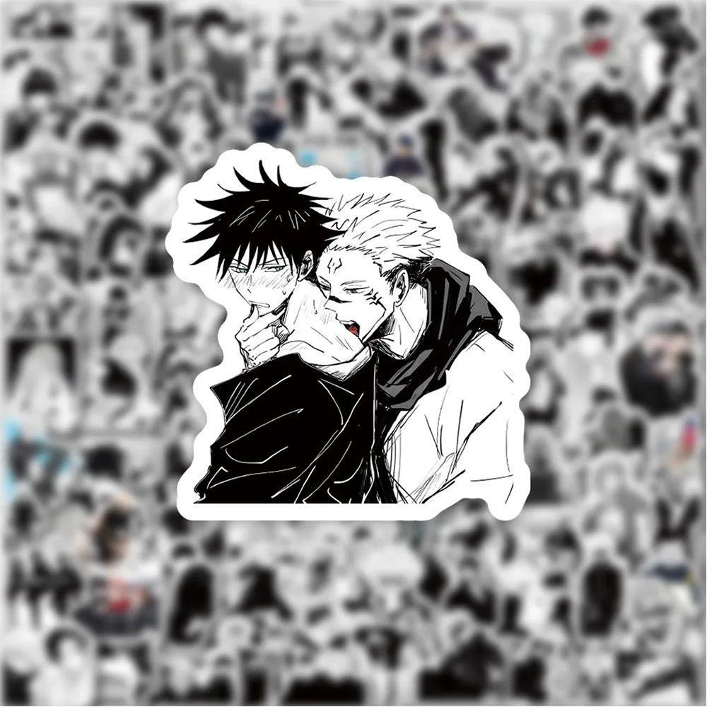 10/30/50/100pcs Jujutsu Kaisen Graffiti Stickers Anime Satoru Gojo Decals Waterproof Kids Cartoon DIY Cool Sticker Toys Gifts