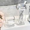 Travel Toiletries Set, Toothbrush Storage Case, Comprehensive Portable Mouthwash Container, Sleek,