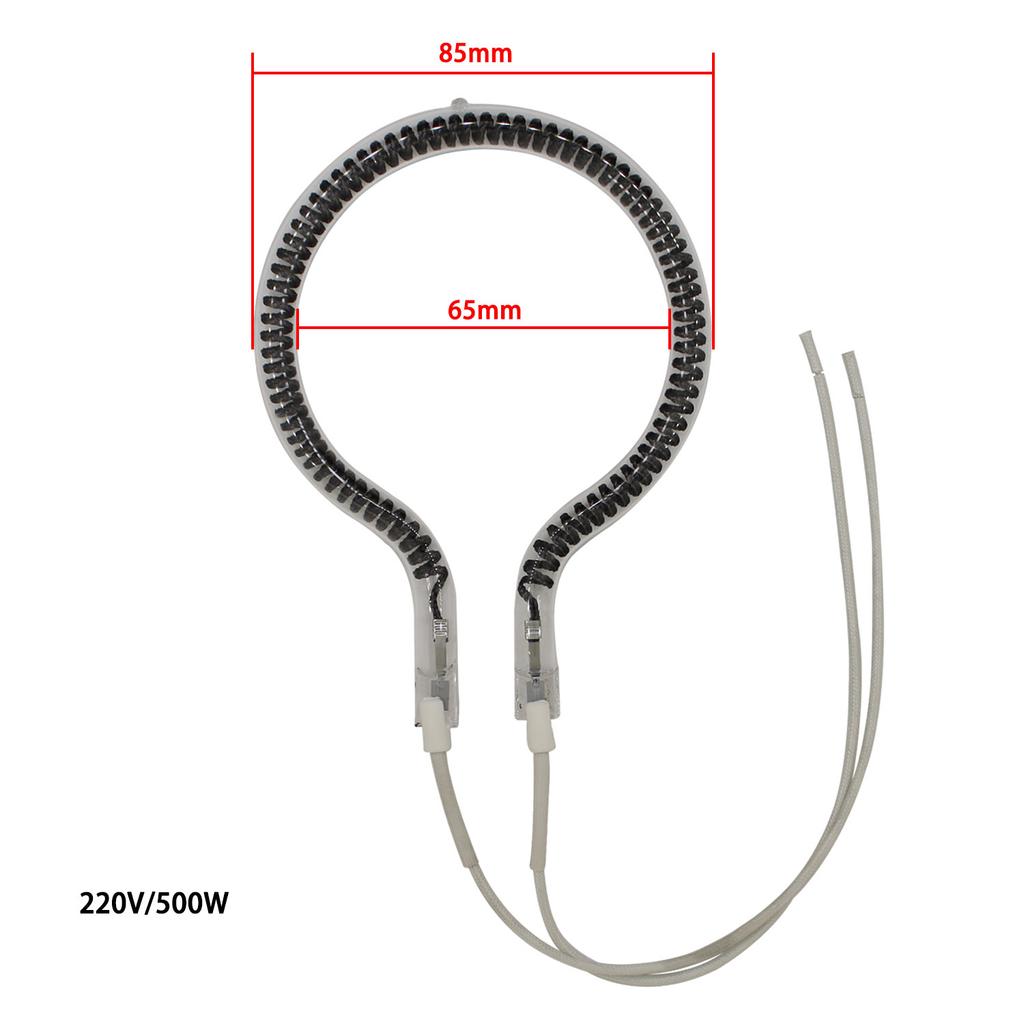 Tubo de aquecimento em forma de raquete tubo de aquecimento 220v aquecedor de fibra de carbono Adequado para aquecedores/equipamentos infravermelhos, etc.