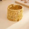 Ingemark Vintage Multi Layer Wide Bracelet for Women Punk CCB Acrylic Bead Chain Bangle Bracelet Fashion Jewelry Accessories