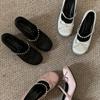 2025 Elegant Woman Summer Round Toe Ballerina Flats Shoes  Cute Silk Satin Rhinestone Casual Flats Female Bow Shoes