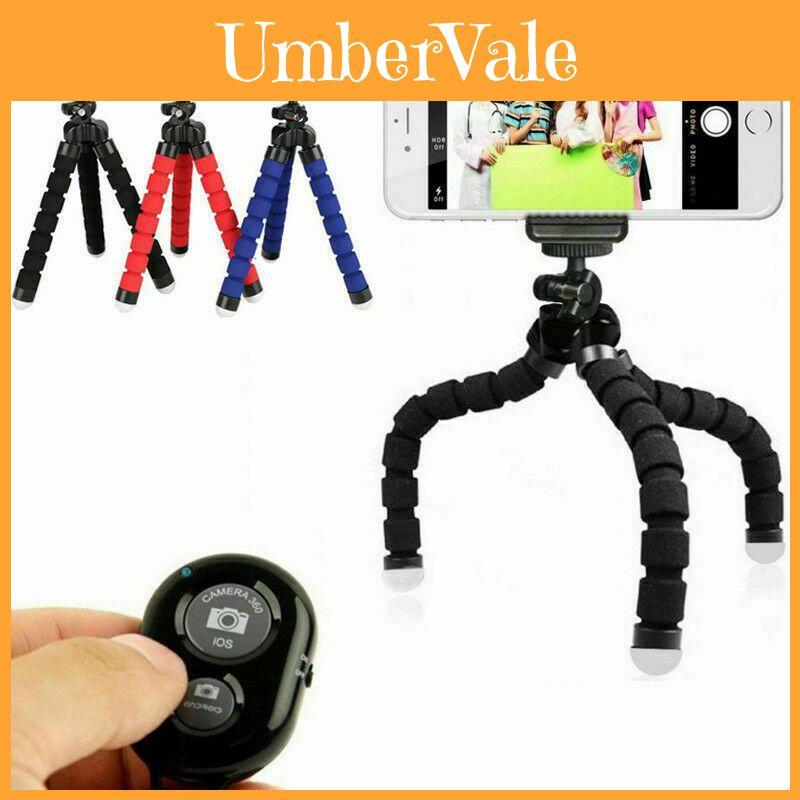 Mobile Phone Universal Holder Tripod Stand For Iphone Camera Samsung With Remote