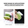 Car Interior Seat Belt Cleaning Special Tool Double-sided U Type Folding Tray Sponge Diamond Brush Seat Belt Handguard